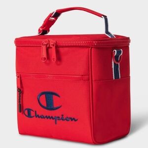 NWT Champion Crossbody Lunch Bag Red & Navy Blue